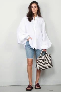SoSue Blouse - Antonia - linen - White
