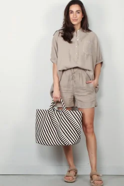SoSue Shorts - Linen - Mud