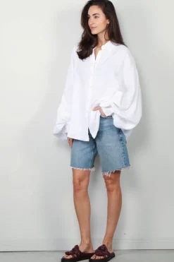 SoSue Blouse - Antonia - linen - White