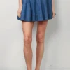Suzie Kondi Rok - Lina Mini Circle Denim - Aegean