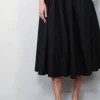 Suzie Kondi Rok - Kyria Circle Cotton Poplin - Black