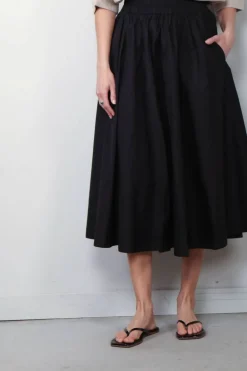 Suzie Kondi Rok - Kyria Circle Cotton Poplin - Black
