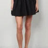 Suzie Kondi Rok - Fousta Cotton Poplin - Black