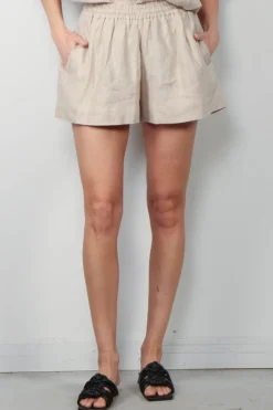 Suzie Kondi Short - Shkip Linen - Natural