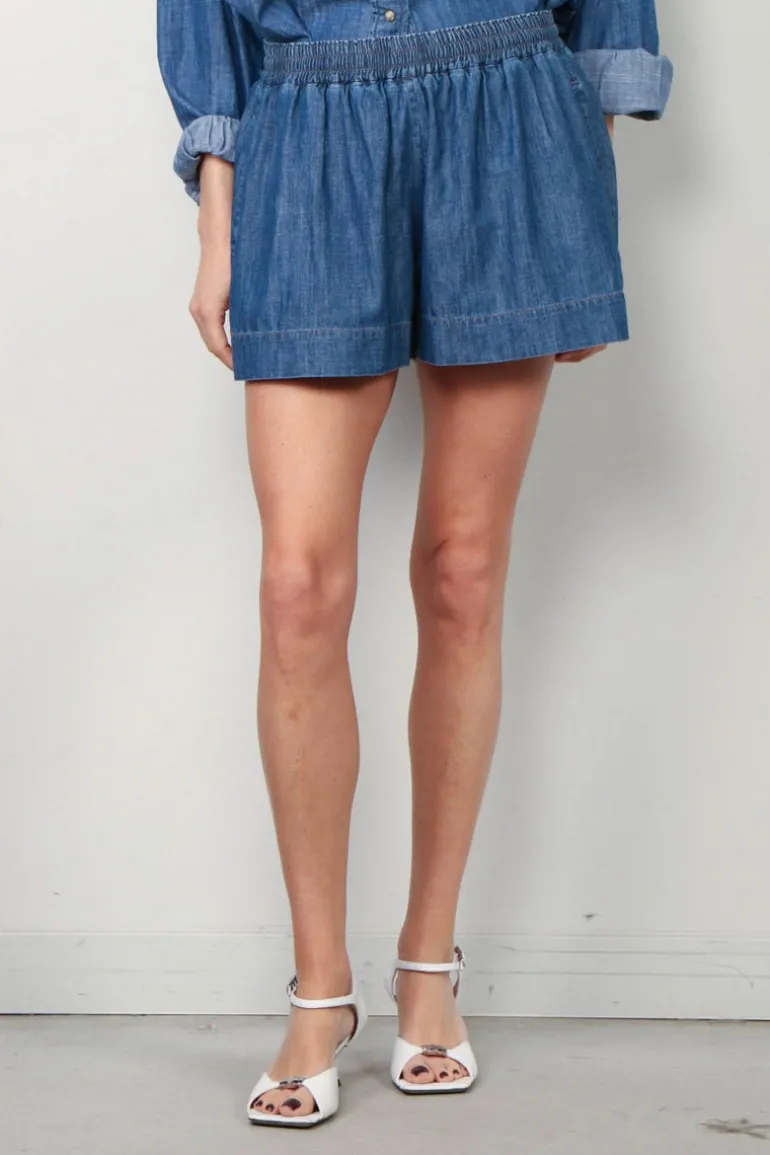 Suzie Kondi Short - Shkip Denim - Aegean