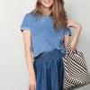 Suzie Kondi T-Shirt - Carpi Crew Neck Tee Terry - French Blue