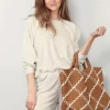Suzie Kondi Sweater - Samos Oversize Sweatshirt Heather Terry - Oatmeal
