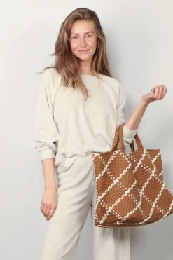 Suzie Kondi Sweater - Samos Oversize Sweatshirt Heather Terry - Oatmeal