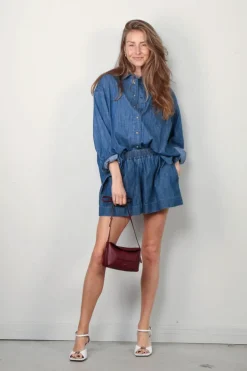 Suzie Kondi Short - Shkip Denim - Aegean