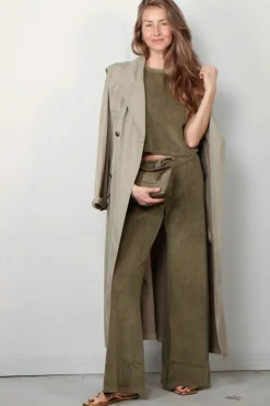 Suzie Kondi T-Shirt - Carpi Crew Neck Tee Terry - Juniper
