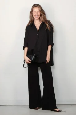 Suzie Kondi Broek - Zephyra FlareTerry - Black
