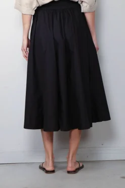 Suzie Kondi Rok - Kyria Circle Cotton Poplin - Black