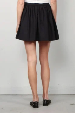 Suzie Kondi Rok - Fousta Cotton Poplin - Black