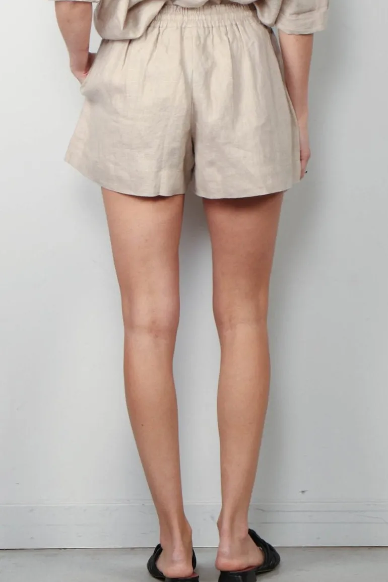 Suzie Kondi Short - Shkip Linen - Natural