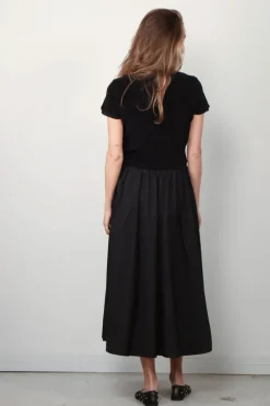 Suzie Kondi T-Shirt - Carpi Crew Neck Tee Terry - Black