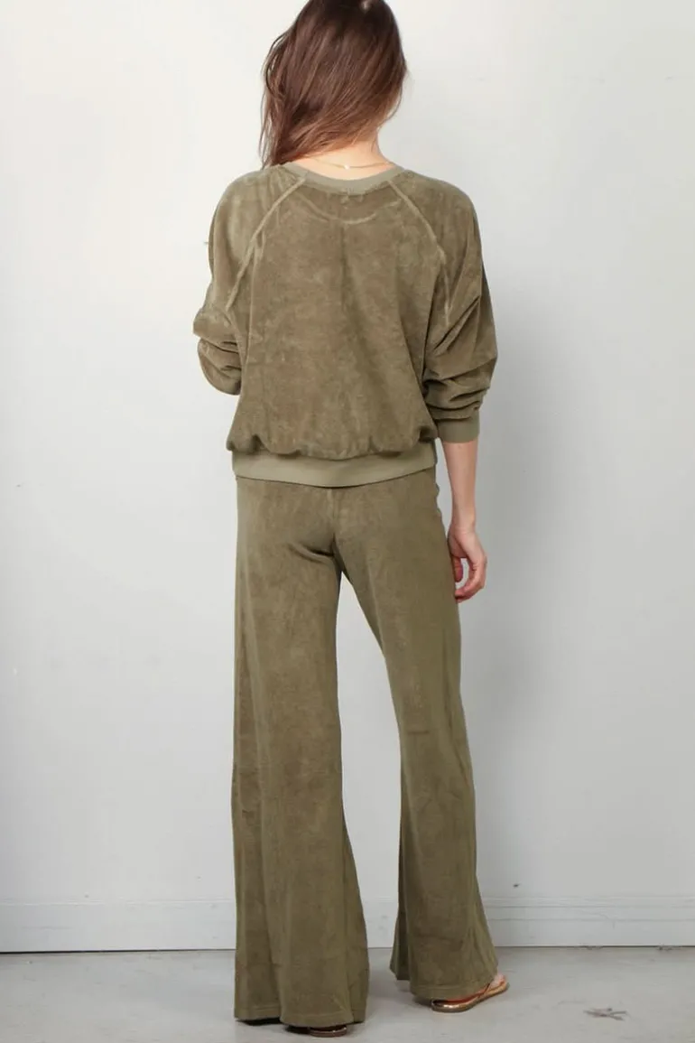 Suzie Kondi Sweater - Samos Oversize Sweatshirt Terry - Juniper