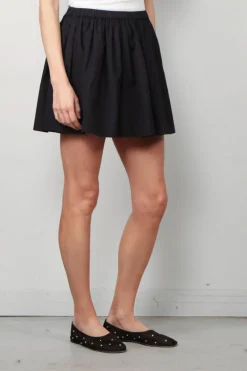 Suzie Kondi Rok - Fousta Cotton Poplin - Black