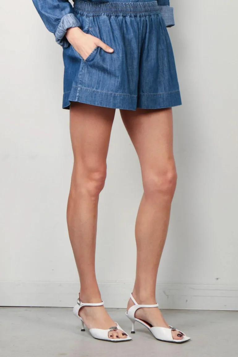 Suzie Kondi Short - Shkip Denim - Aegean