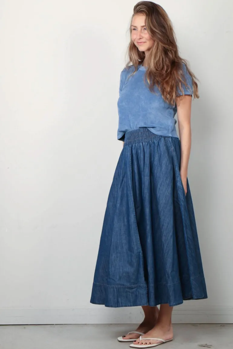 Suzie Kondi T-Shirt - Carpi Crew Neck Tee Terry - French Blue