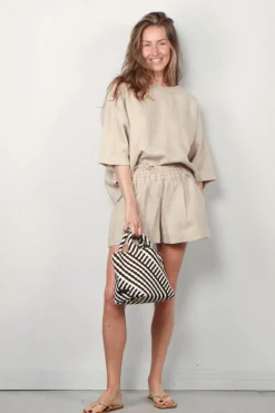 Suzie Kondi Short - Shkip Linen - Natural