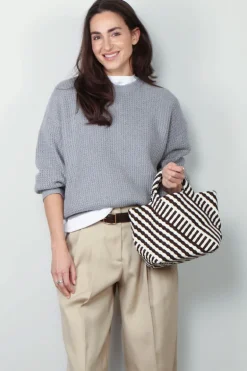 6397 Sweater - Military Mesh Crew - Fog