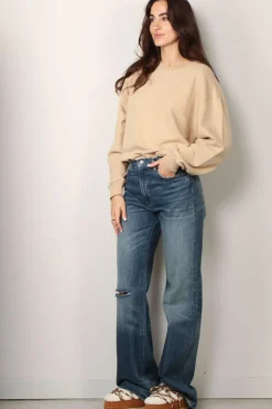 6397 Sweatshirt - Deb sweatshirt - Nude chalk