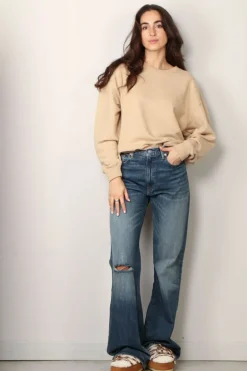 6397 Sweatshirt - Deb sweatshirt - Nude chalk