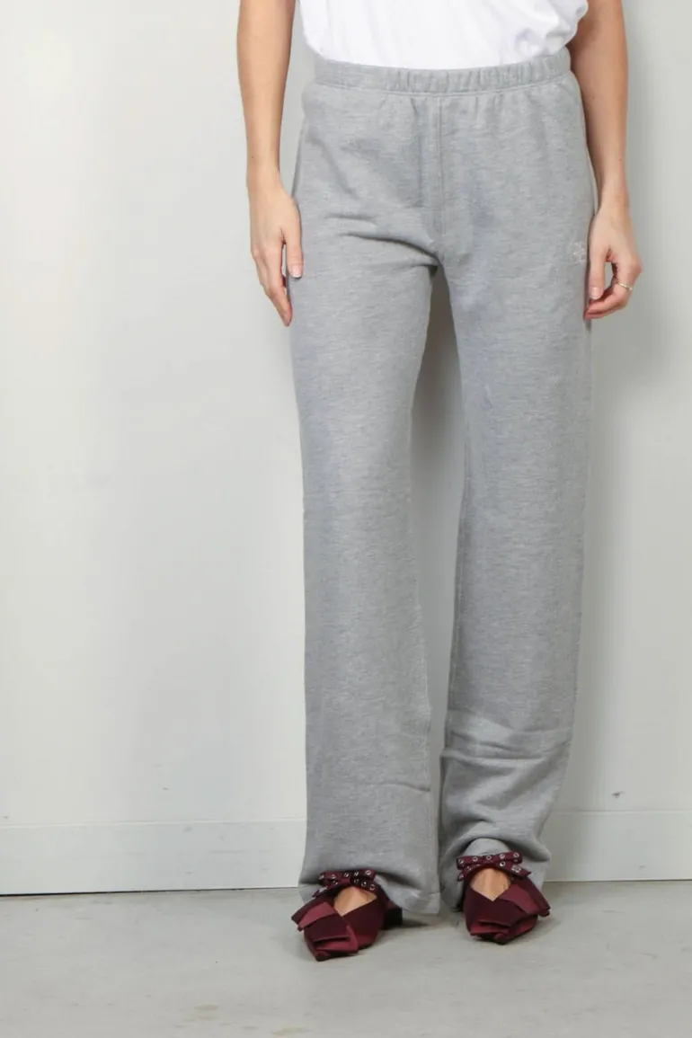 Éterne Broek - Straight Leg Sweatpant - Heather Grey