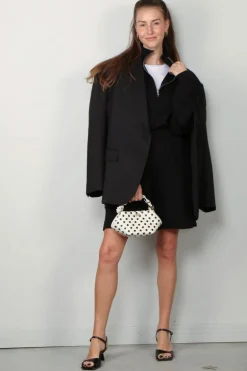 Éterne Sweater - Cropped Half Zip Sweatshirt - Black