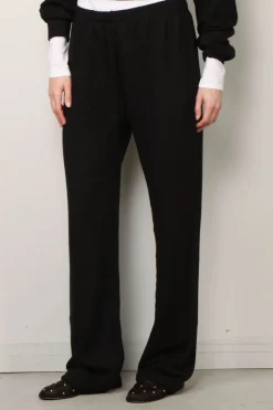 Éterne Broek - Straight Leg Sweatpant - Black
