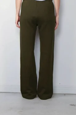 Éterne Broek - Straight Leg Sweatpant - Moss