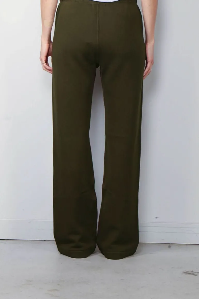 Éterne Broek - Straight Leg Sweatpant - Moss