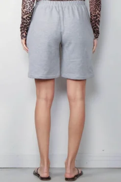 Éterne short - TERRY BOYFRIEND SHORT - heather grey