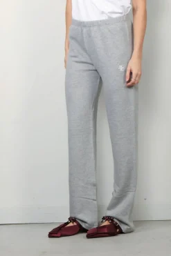 Éterne Broek - Straight Leg Sweatpant - Heather Grey