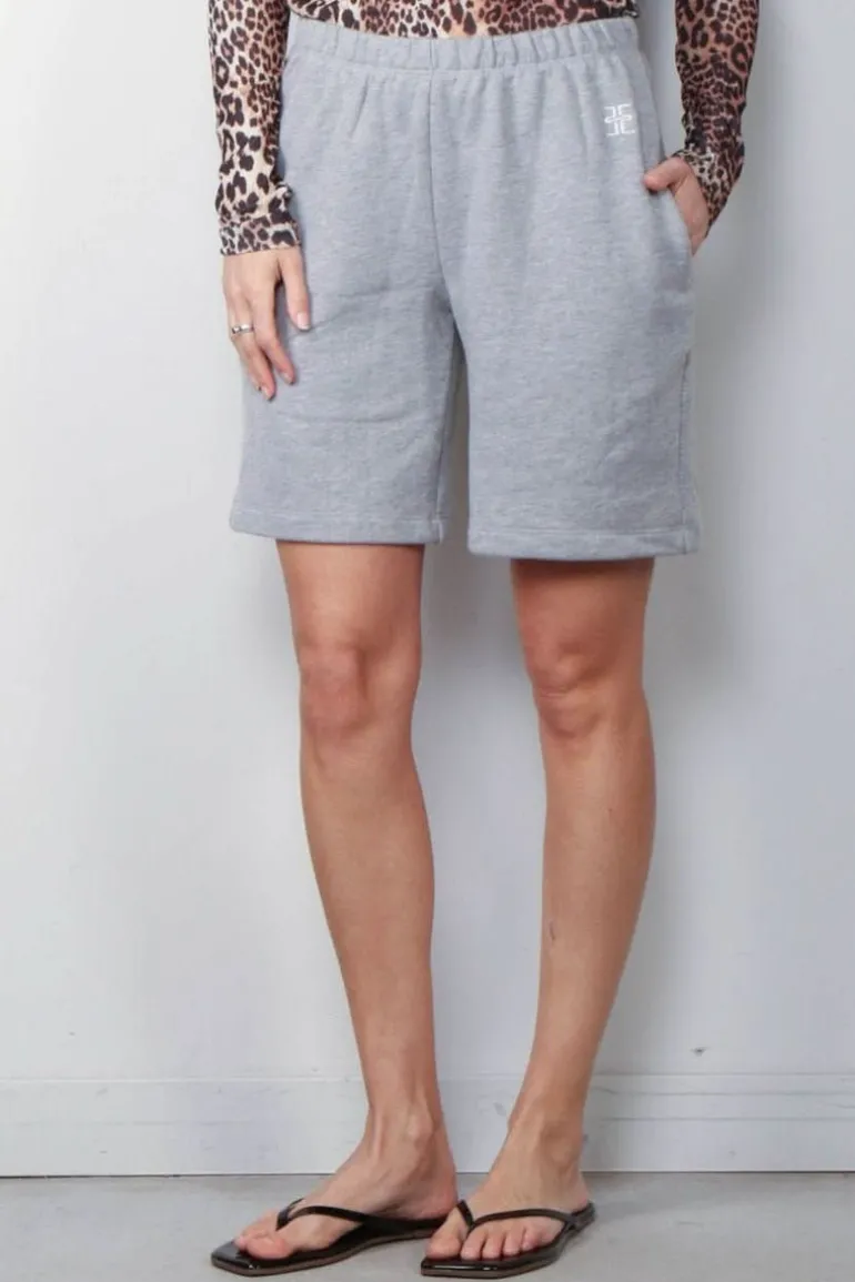 Éterne short - TERRY BOYFRIEND SHORT - heather grey
