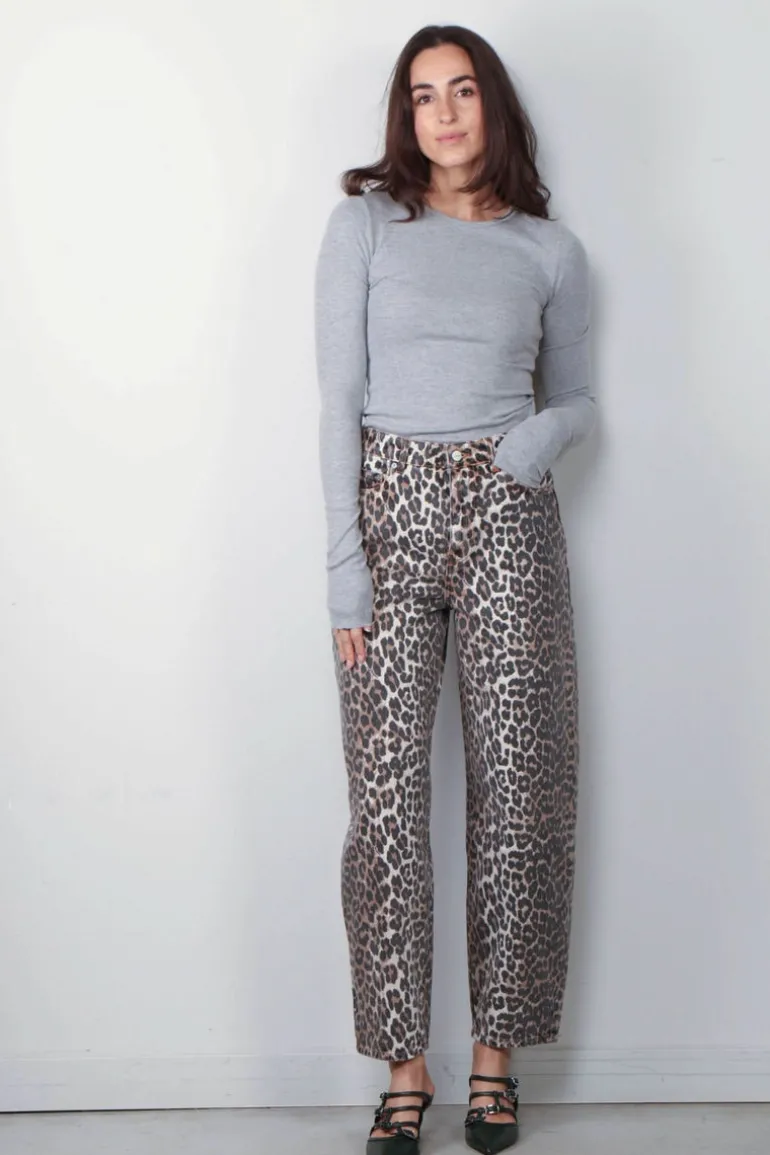 Éterne Top - Long Sleeve Fitted Top - Heather Grey
