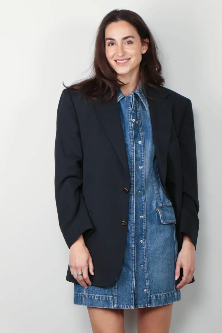 The Collectives Blazer - Burberry - Blue Navy
