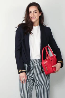 The Collectives Blazer - Balenciaga Cropped - Blue
