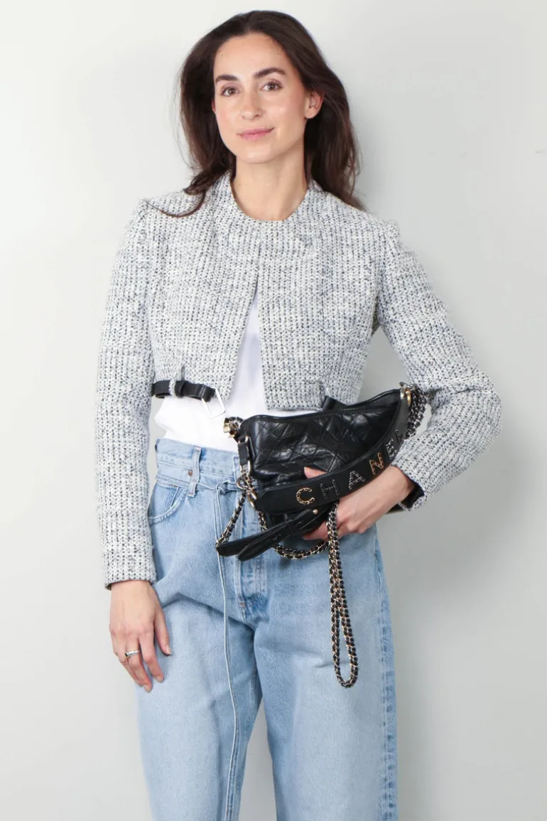 The Collectives Jacket - Coperni Knitted Cropped Jacket