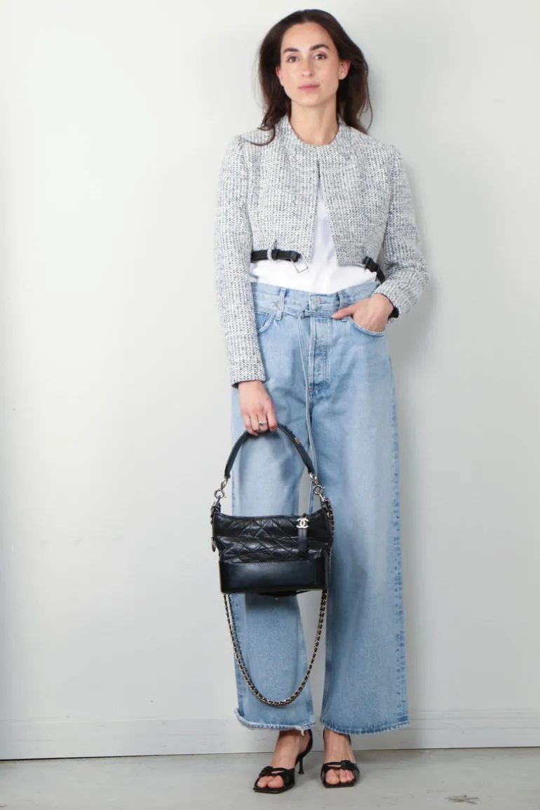The Collectives Jacket - Coperni Knitted Cropped Jacket