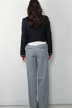 The Collectives Blazer - Balenciaga Cropped - Blue