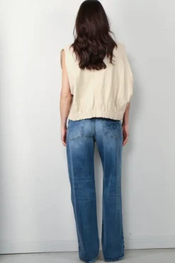 The Collectives Top - LouLou Studio Leather - Beige