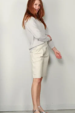 Tibi Trui - Serviette Crewneck Easy Pullover - Grey