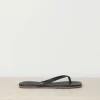 TKEES Slippers - Square Toe Lily - black