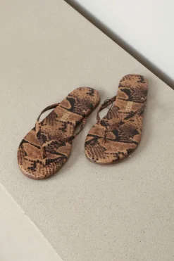 TKEES Slippers - Studio Exotic - coco snake