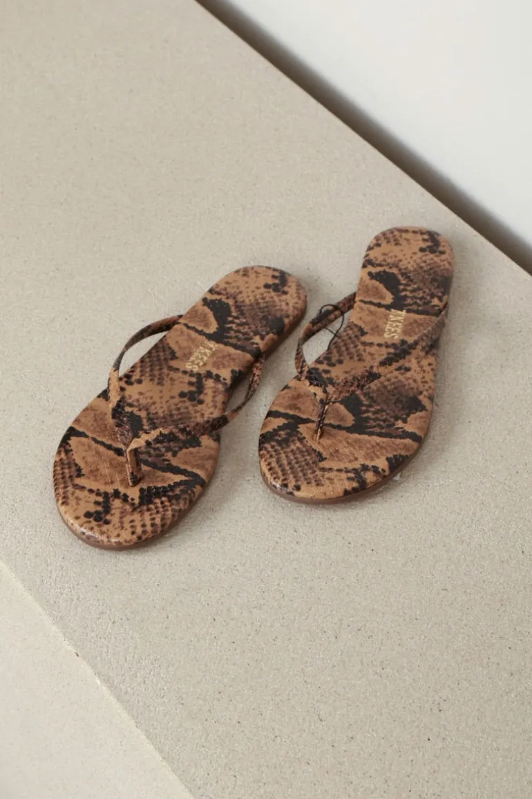 TKEES Slippers - Studio Exotic - coco snake