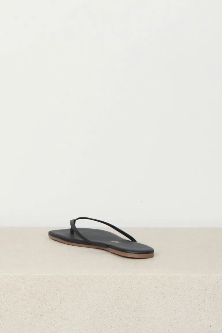 TKEES Slippers - Square Toe Lily - black
