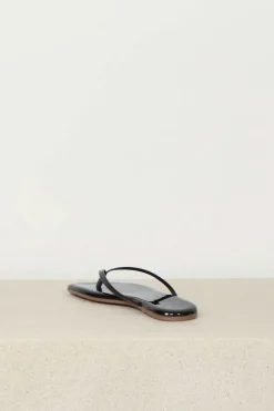 TKEES Slippers - Square Toe Lily - licorice