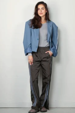 6397 Top - Skinny crew - Silver