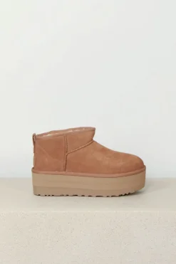 UGG uggs - CLASSIC ULTRA MINI PLATFORM - chestnut